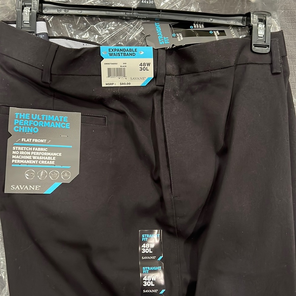 Savane straight fit dress pants 48W/30L